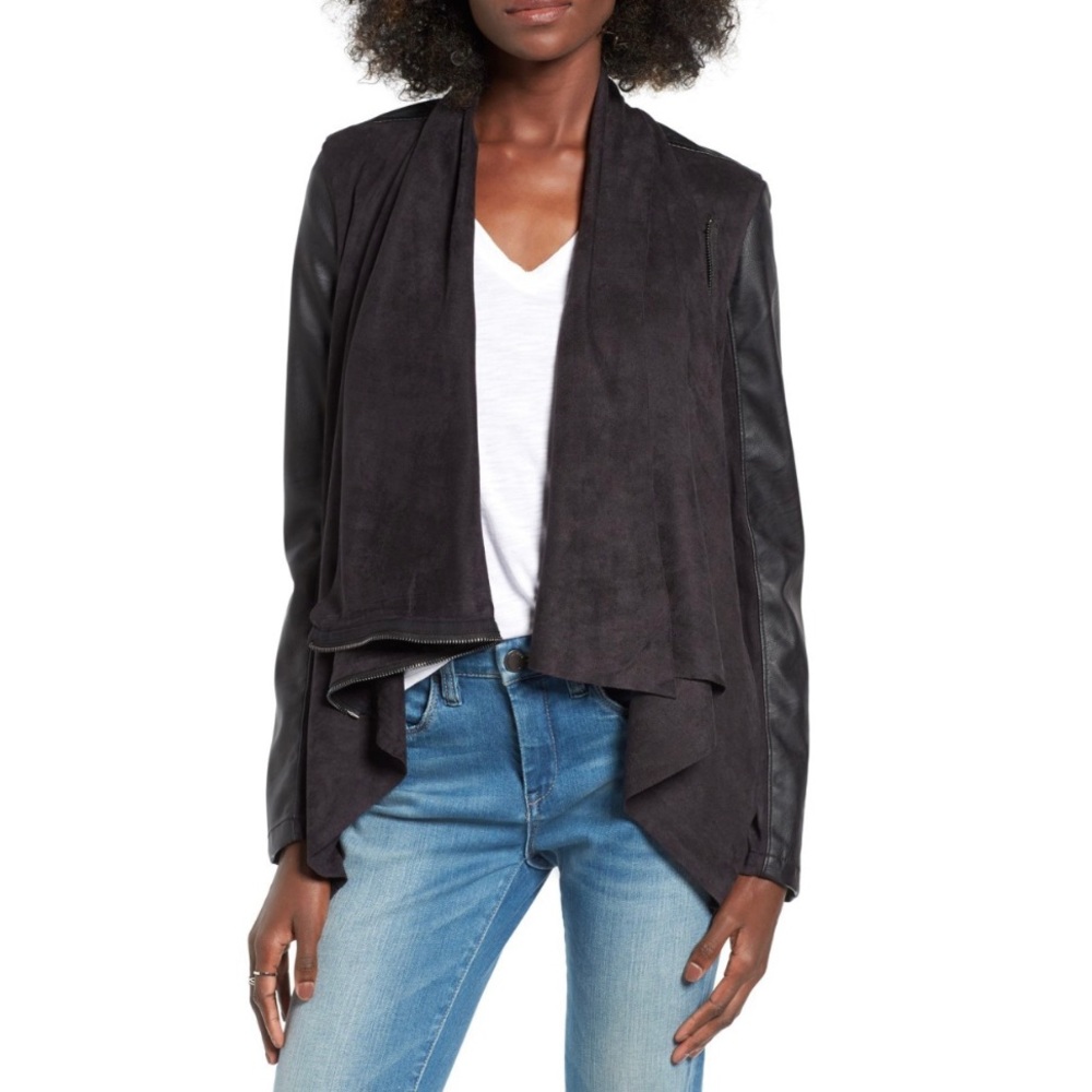 Black moto jacket